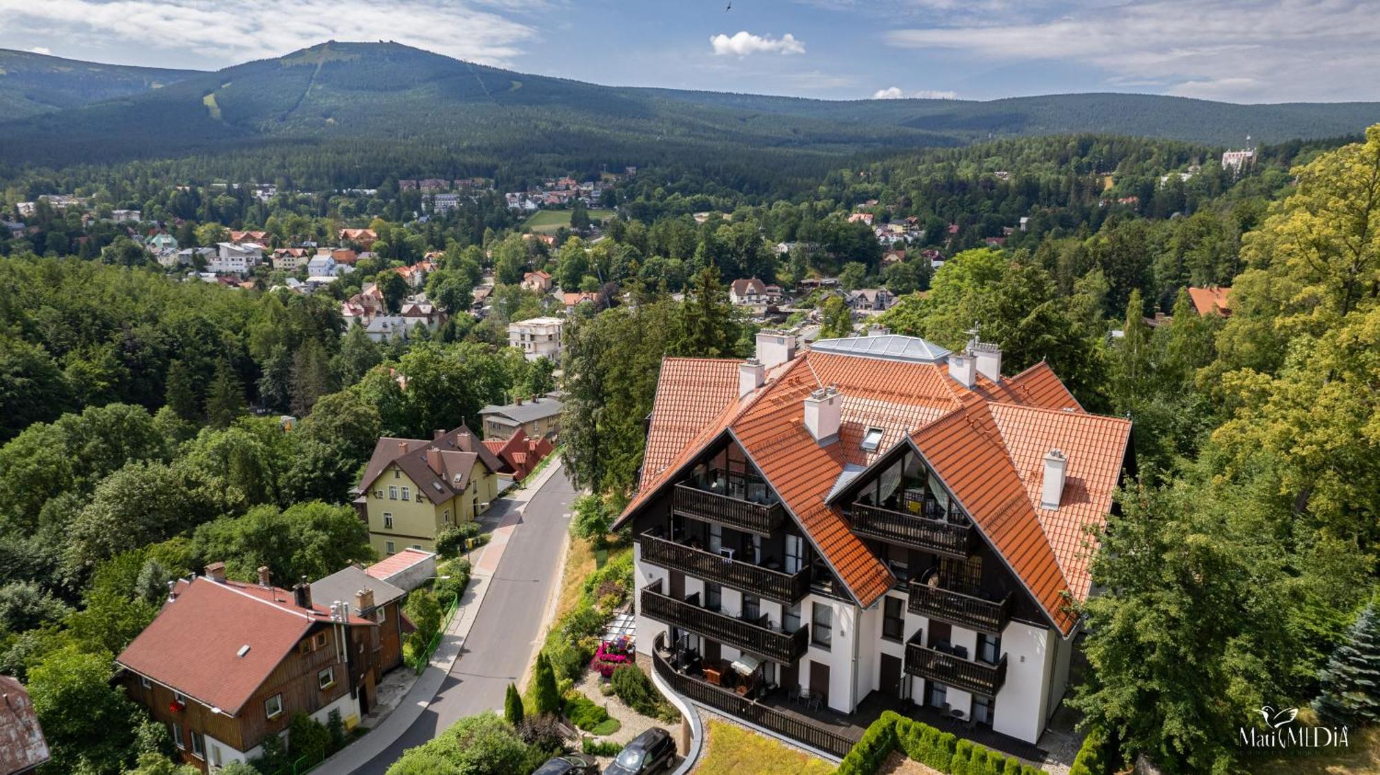 Apartament Panorama Gor - Centrum Miasta Z Widokiem Na Szrenice Szklarska Poreba Exterior photo